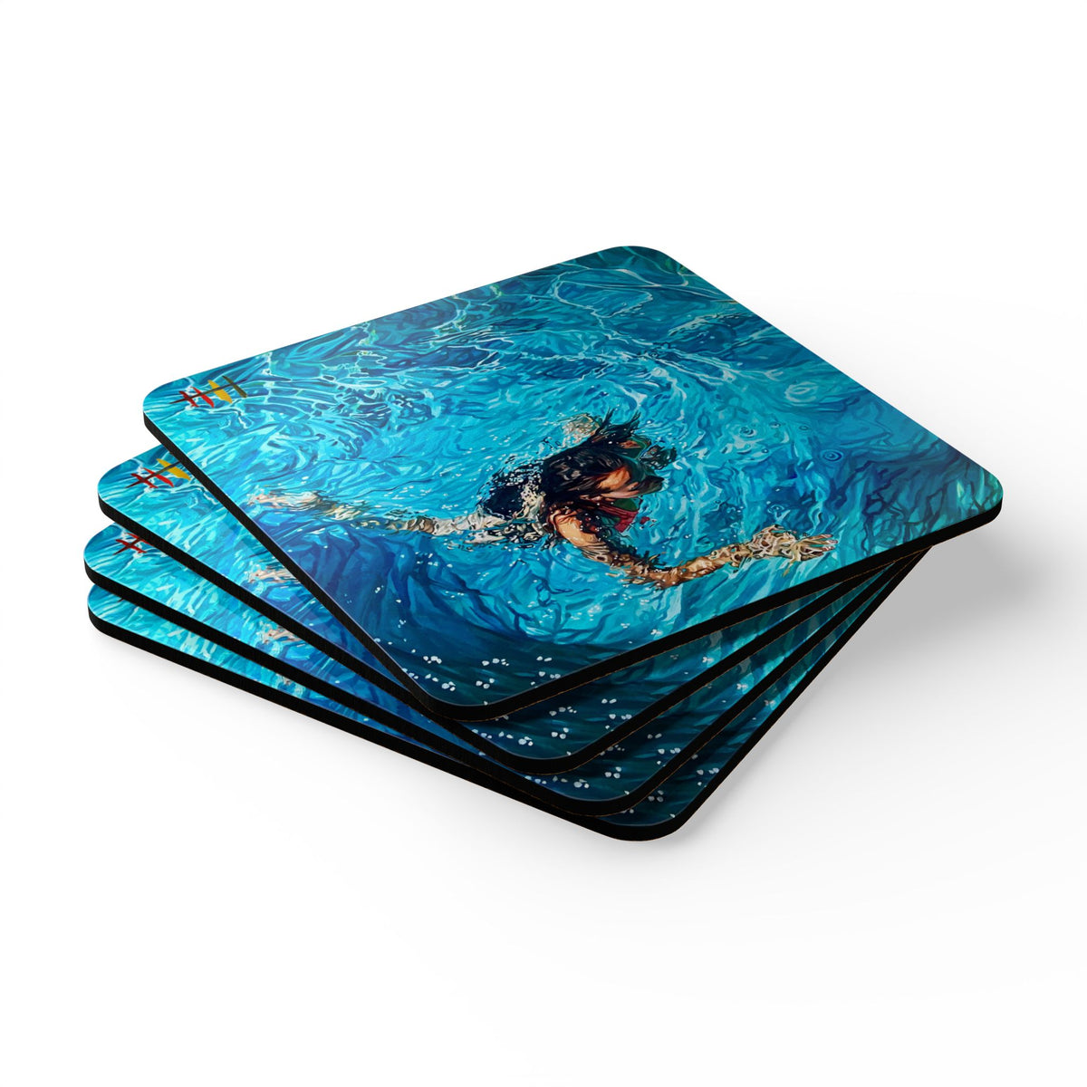 "The Chimera" Corkwood Coaster Set