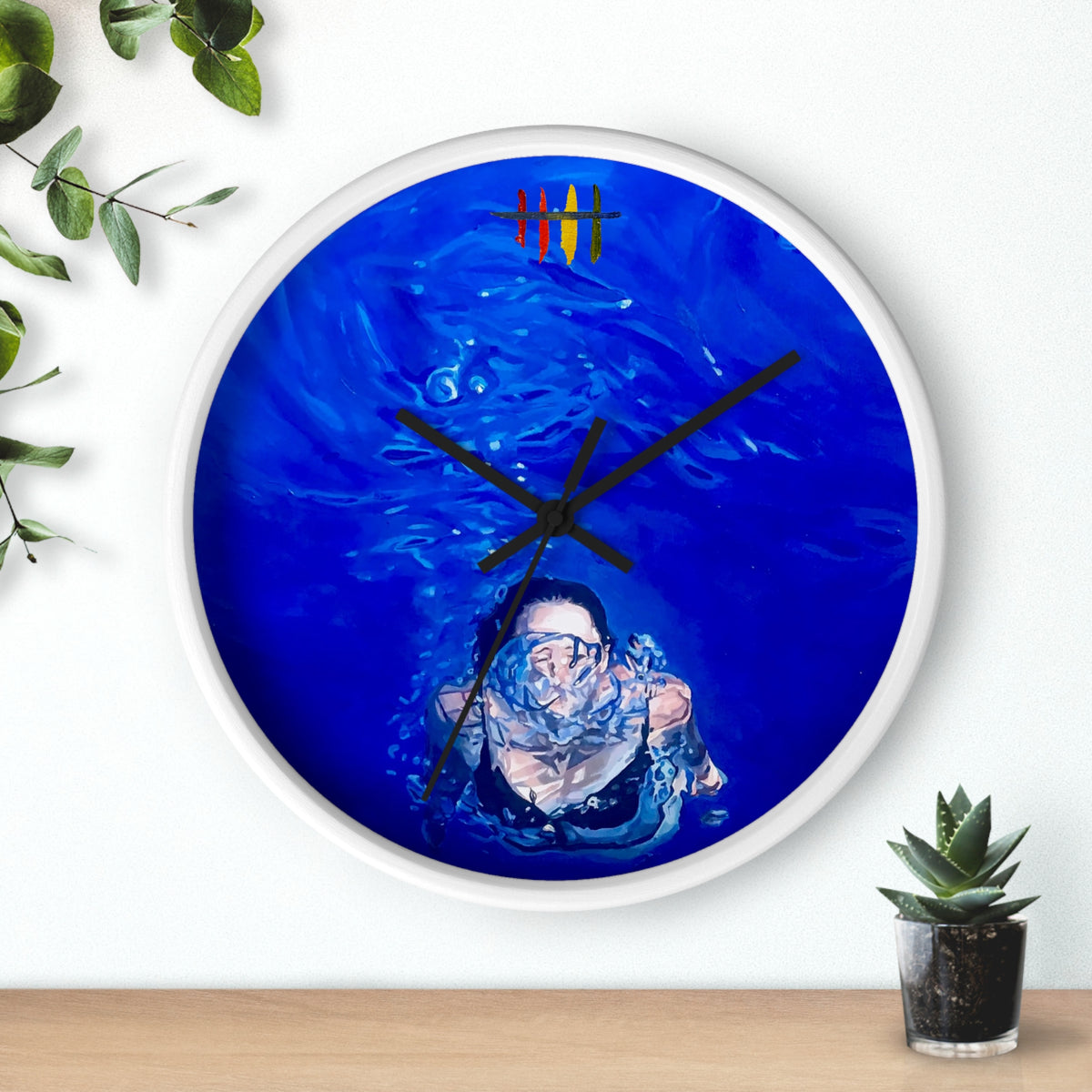 "The Porpoise" Wall Clock